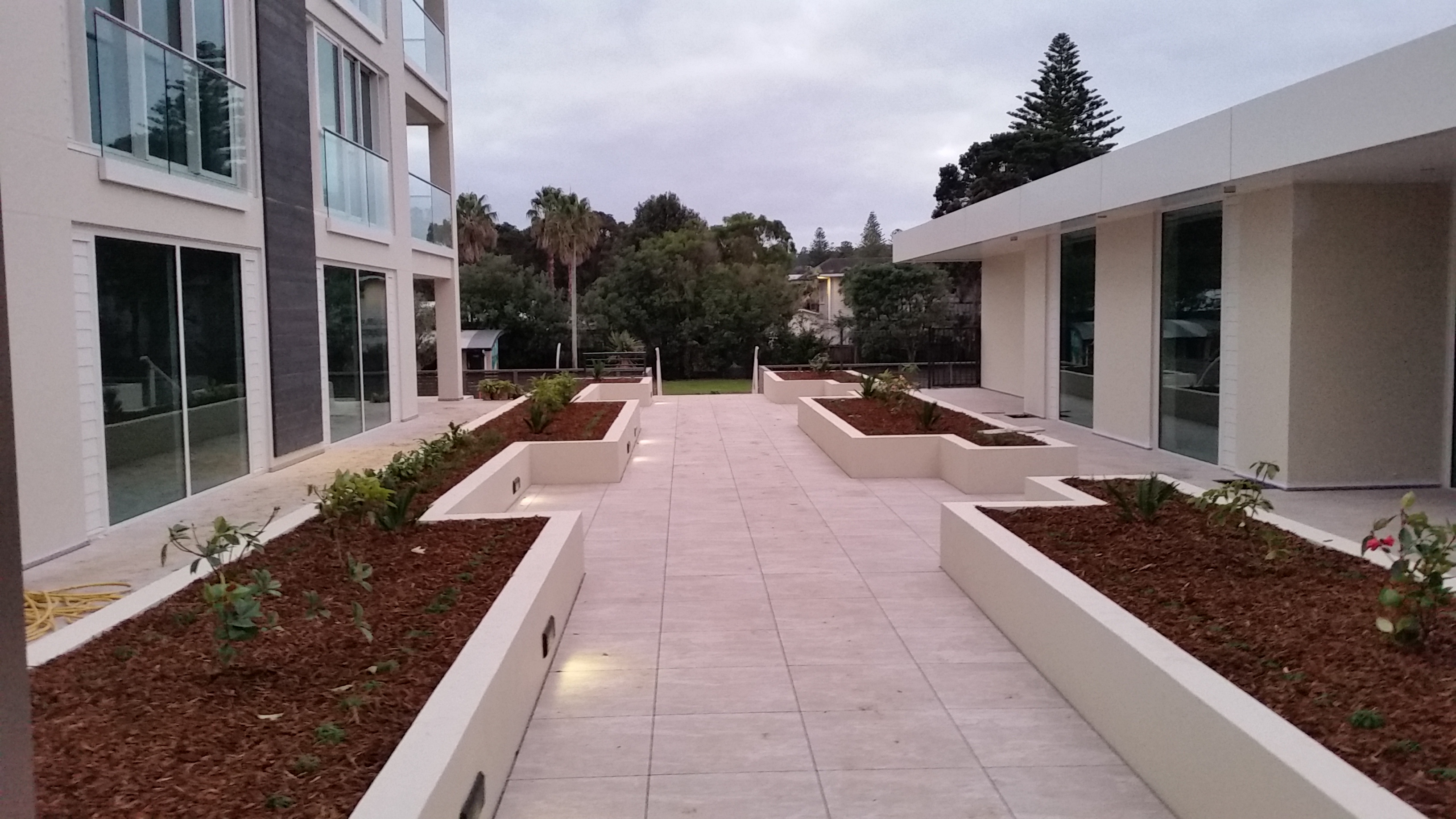 Gardens designed for large unit title